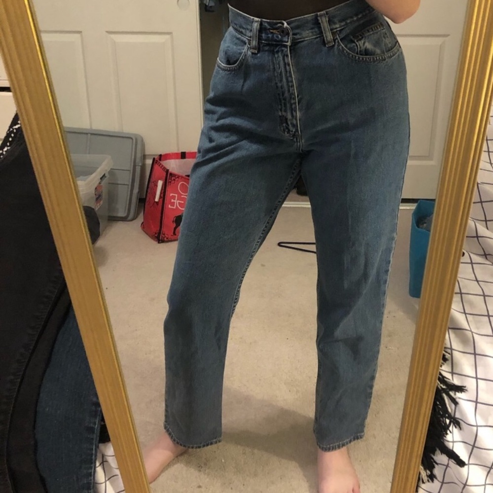 2 denim jeans high rise